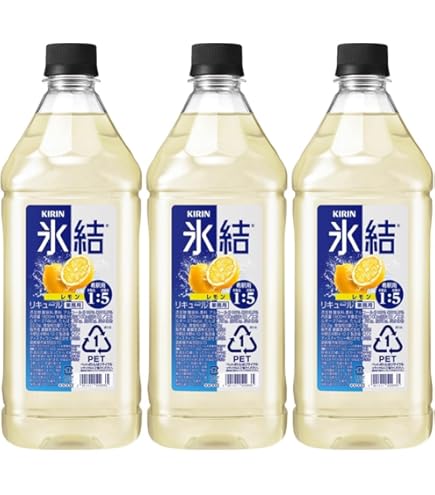 Amazon.co.jp: キリン 氷結 無糖 レモン コンク 1800ml × 3本 大容量